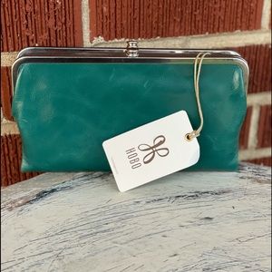NWT Hobo double framed wallet clutch organizer